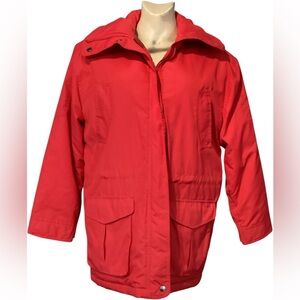 Silvercord Vintage Women's Red Utility Jacket Sz Medium